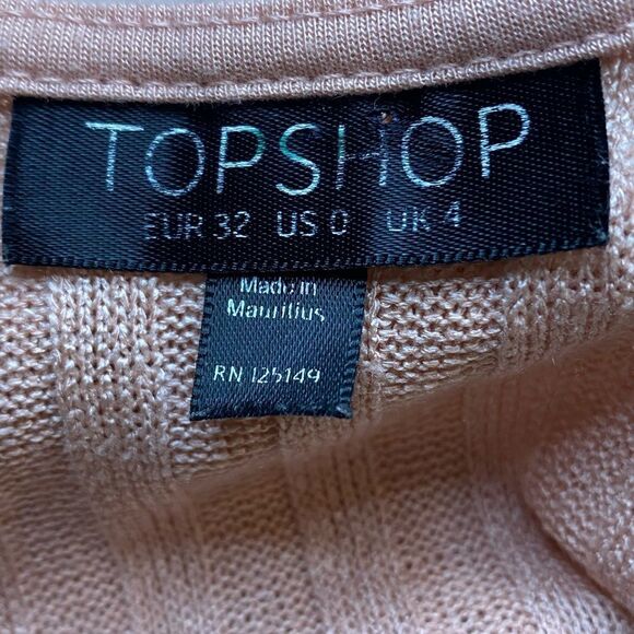 TOPSHOP Ribbed Crop Tee - Picture 6 of 8